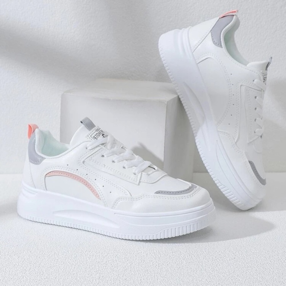 SHIEN Letter a graphic Lace-Up Skate Shoes